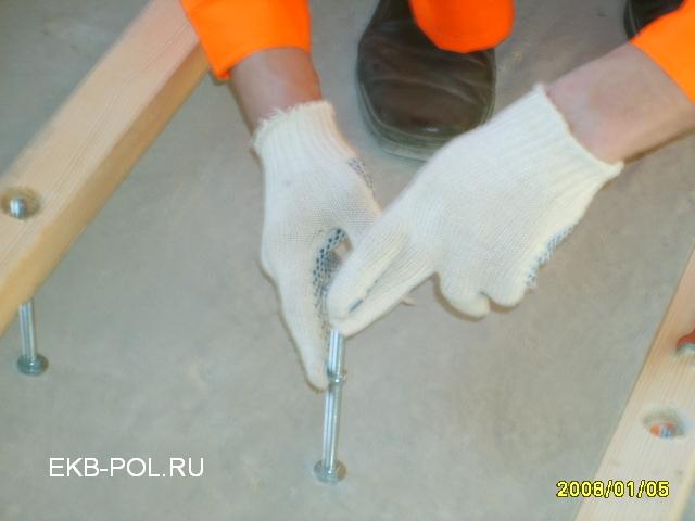 как положить деревянный пол